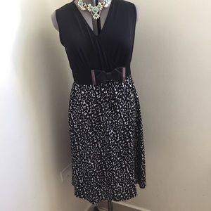 Black and white dress